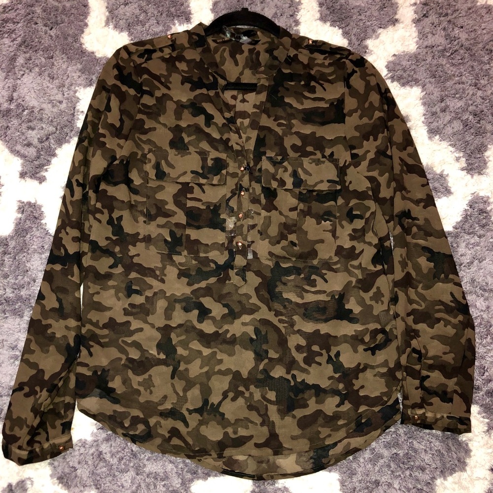 Camo Blouse